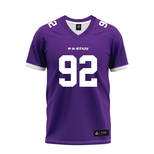 Kansas State - NCAA Football : Truman Griffith - Purple Premium Football Jersey-0
