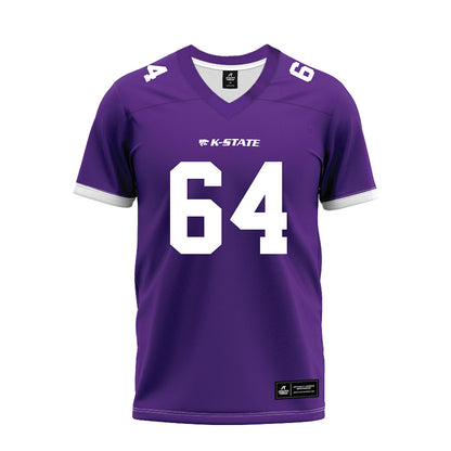 Kansas State - NCAA Football : Navarro Schunke - Purple Premium Football Jersey