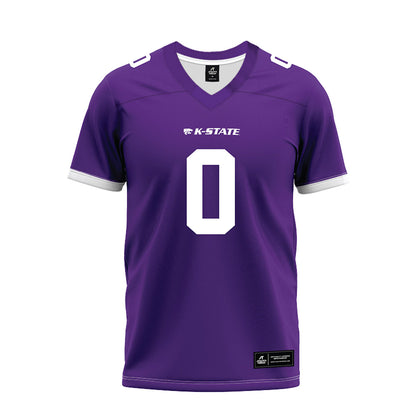 Kansas State - NCAA Football : Linkon Cure - Purple Premium Football Jersey-0