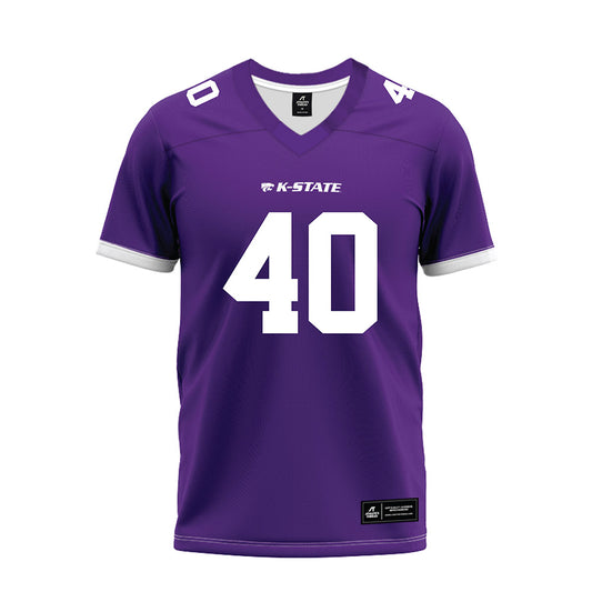 Kansas State - NCAA Football : Dalton Knapp - Purple Premium Football Jersey-0