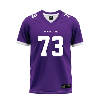 Kansas State - NCAA Football : Kaedin Massey - Purple Premium Football Jersey