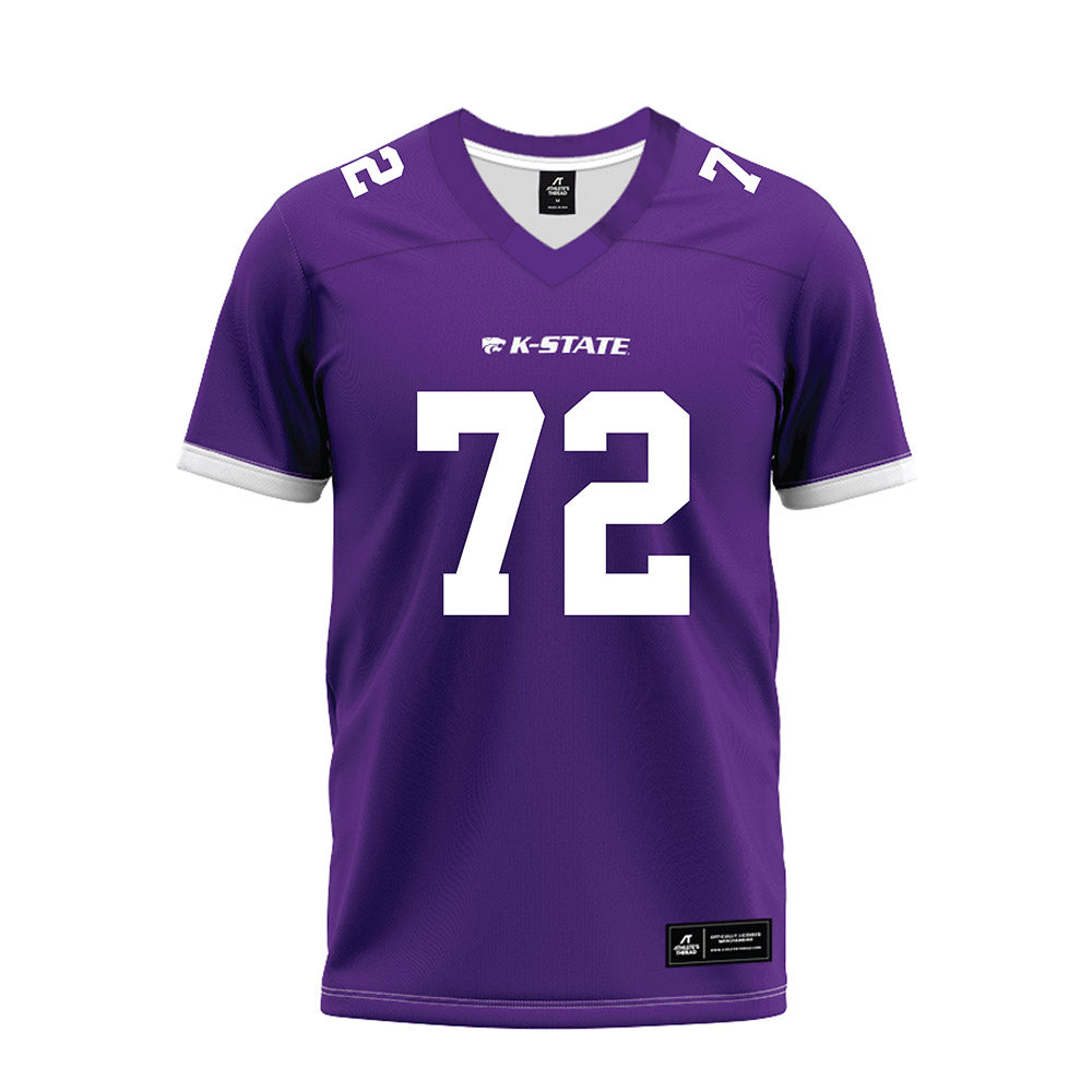 Kansas State - NCAA Football : Ryan Howard - Purple Premium Football Jersey