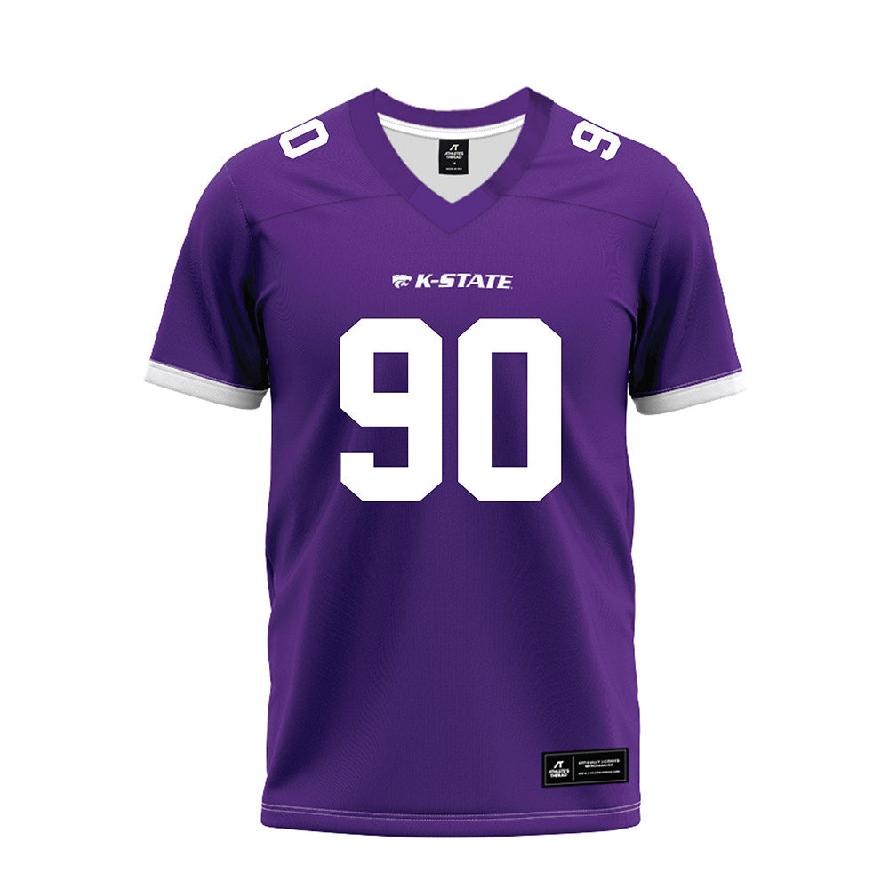 Kansas State - NCAA Football : Brad Stanyer - Purple Premium Football Jersey-0