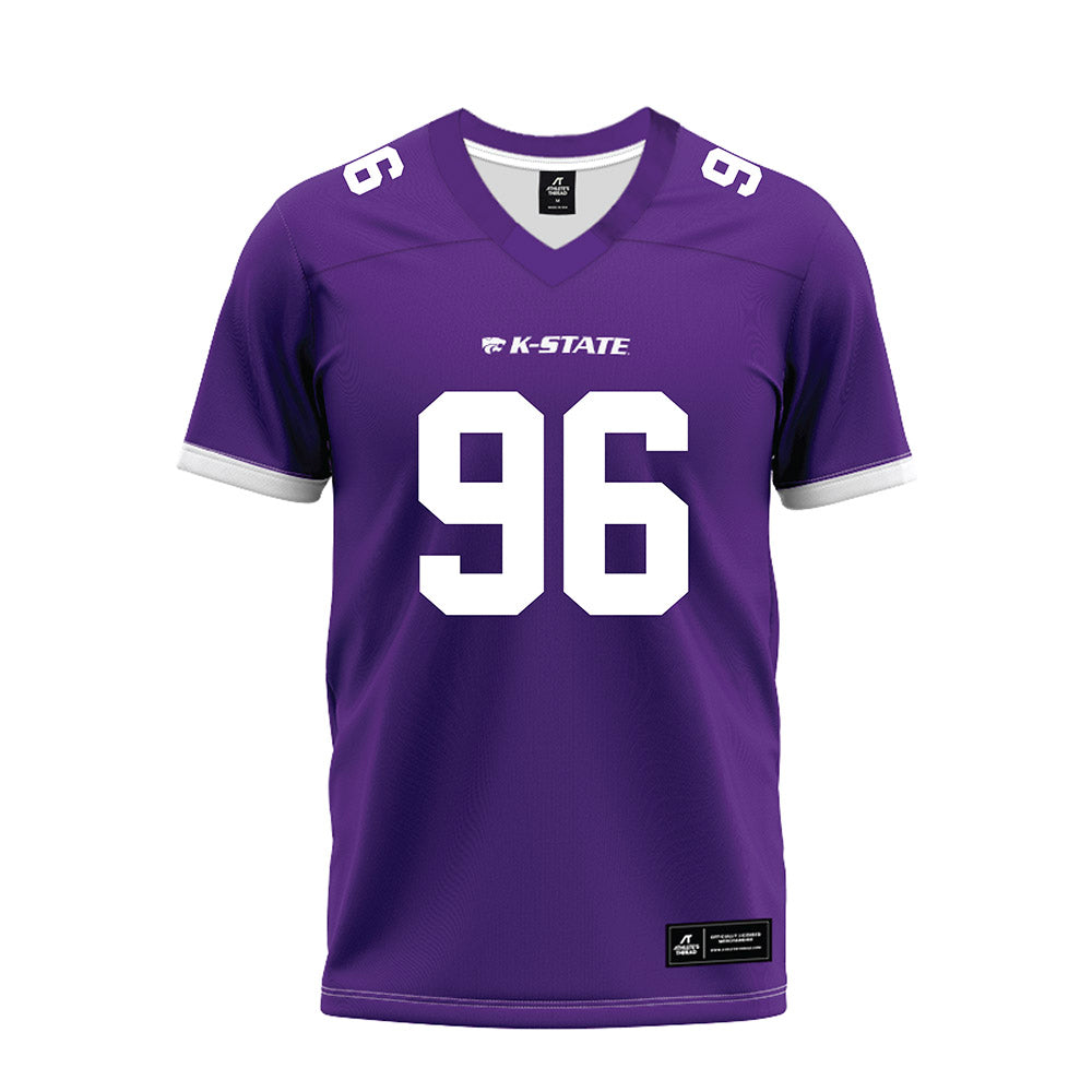 Kansas State - NCAA Football : Leyton Simmering - Purple Premium Football Jersey