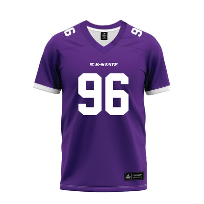 Kansas State - NCAA Football : Leyton Simmering - Purple Premium Football Jersey
