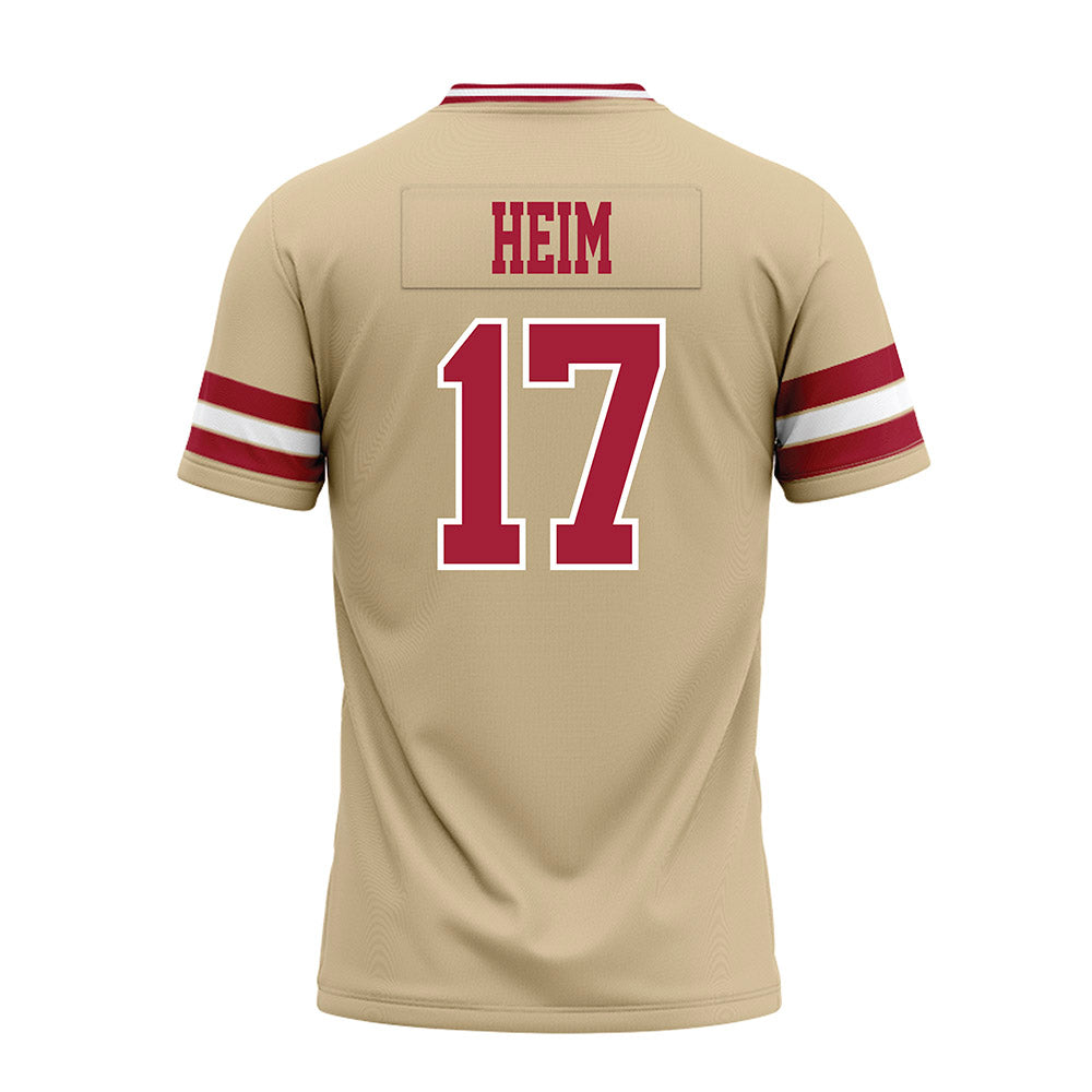 Oklahoma - NCAA Football : Taylor Heim - Premium Football Jersey-1