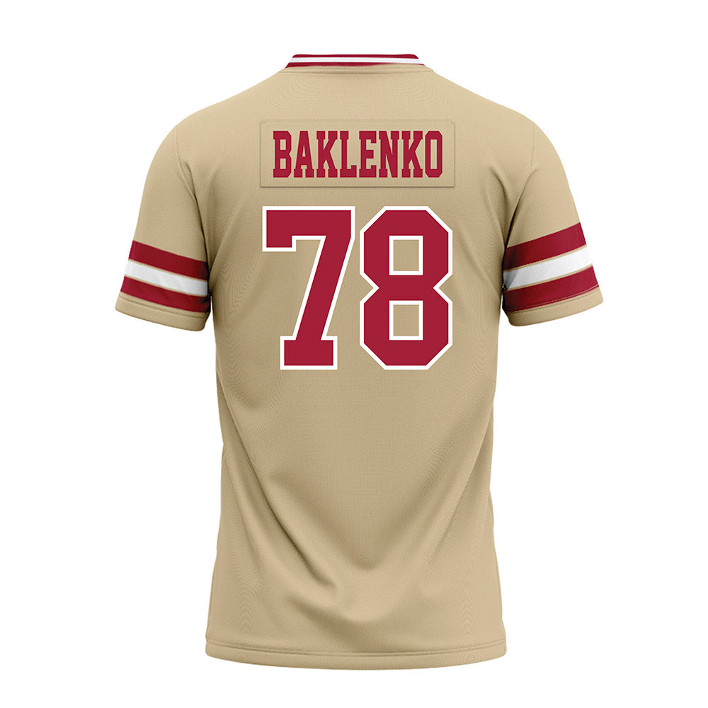 Oklahoma - NCAA Football : Luke Baklenko - Premium Football Jersey-1