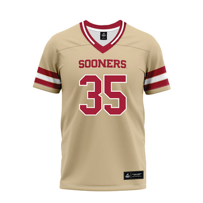 Oklahoma - NCAA Football : Liam Evans - Premium Football Jersey-0
