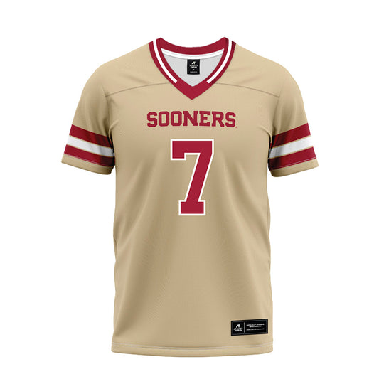 Oklahoma - NCAA Football : Zion Kearney - Premium Football Jersey-0