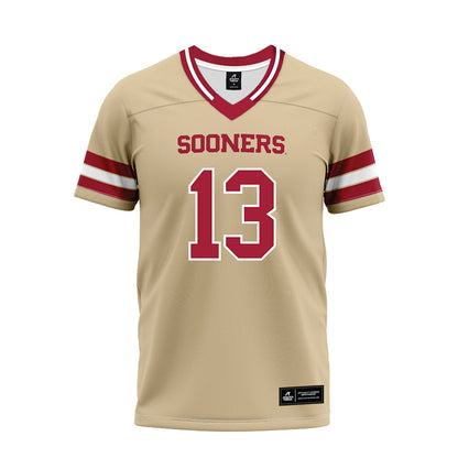 Oklahoma - NCAA Football : Reggie Powers III - Premium Football Jersey-0