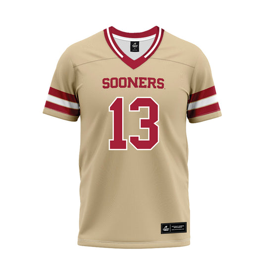 Oklahoma - NCAA Football : Reggie Powers III - Premium Football Jersey-0