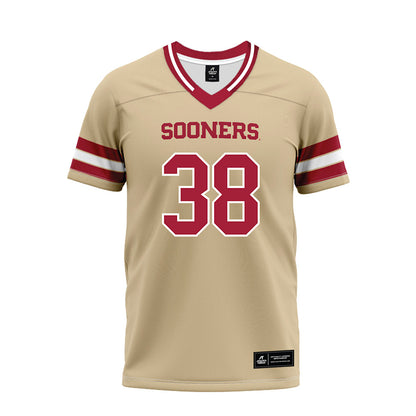 Oklahoma - NCAA Football : Owen Heinecke - Premium Football Jersey-0