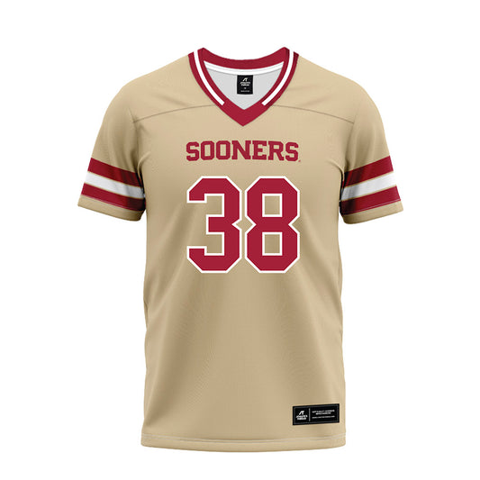 Oklahoma - NCAA Football : Owen Heinecke - Premium Football Jersey-0