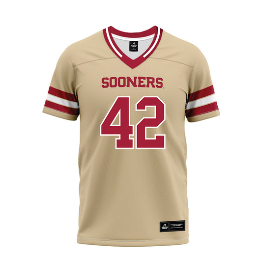 Oklahoma - NCAA Football : Wyatt Gilmore - Premium Football Jersey-0