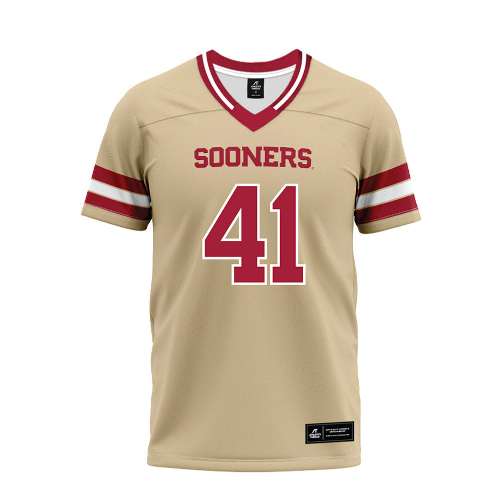 Oklahoma - NCAA Football : Barrett Travis - Premium Football Jersey-0