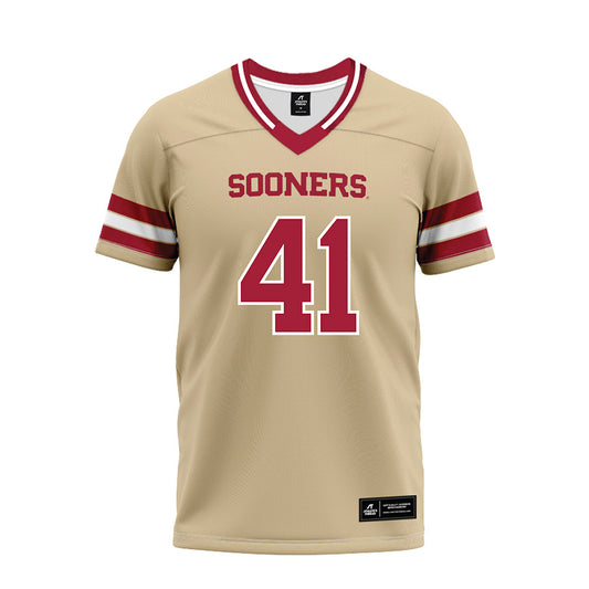 Oklahoma - NCAA Football : Barrett Travis - Premium Football Jersey-0