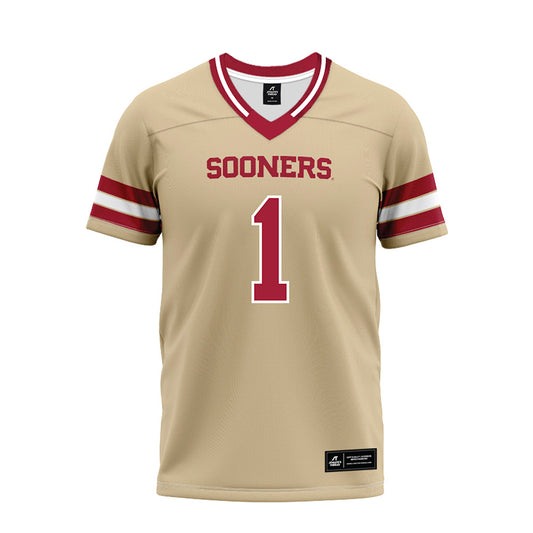Oklahoma - NCAA Football : Jayden Gibson - Premium Football Jersey-0