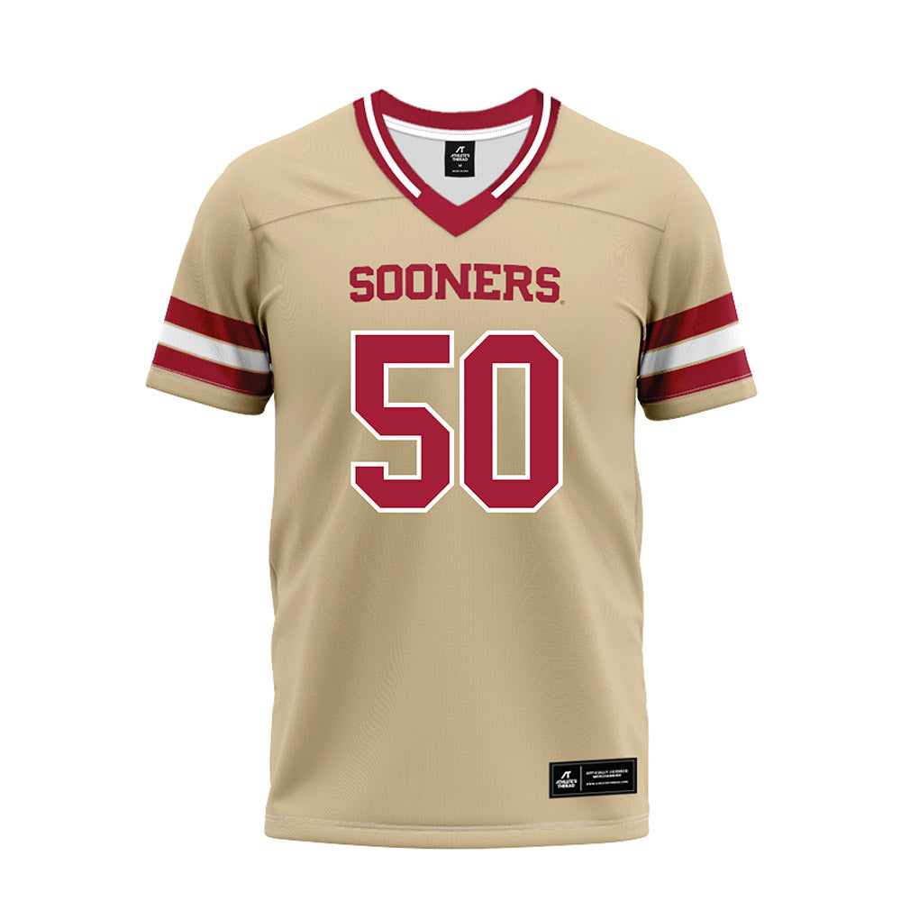 Oklahoma - NCAA Football : Seth Freeman - Premium Football Jersey-0