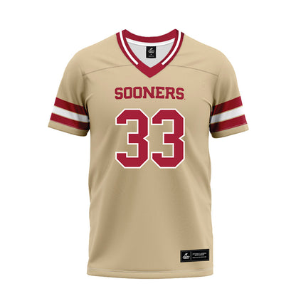 Oklahoma - NCAA Football : Preston Tarpley - Premium Football Jersey-0
