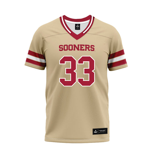 Oklahoma - NCAA Football : Preston Tarpley - Premium Football Jersey-0