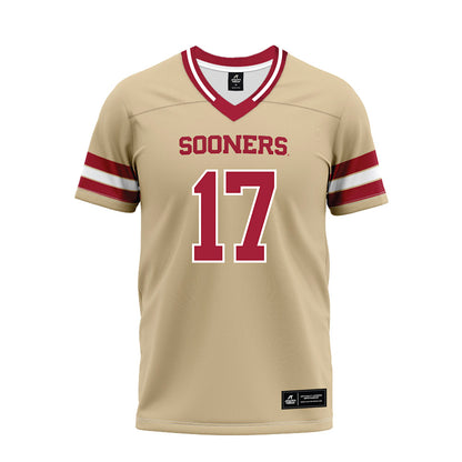 Oklahoma - NCAA Football : Taylor Heim - Premium Football Jersey-0
