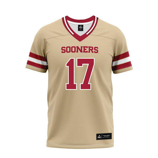 Oklahoma - NCAA Football : Taylor Heim - Premium Football Jersey-0