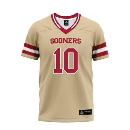 Oklahoma - NCAA Football : John Mateer - Premium Football Jersey-0