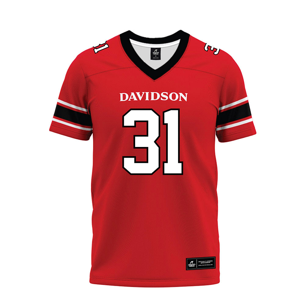 Davidson - NCAA Football : Michael Leonard - 2023 Premium Football Jersey