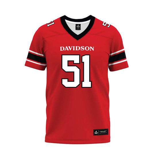 Davidson - NCAA Football : Tom Luther - 2023 Premium Football Jersey