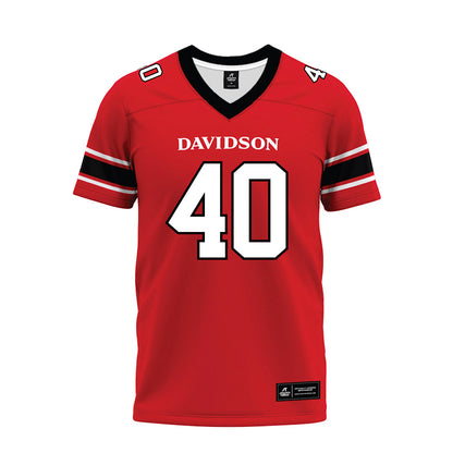 Davidson - NCAA Football : Carius McClain - 2023 Premium Football Jersey
