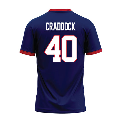 Arizona - NCAA Football : Brandon Craddock - Blue Premium Football Jersey-1