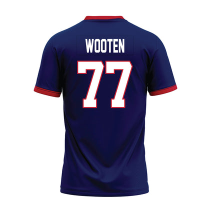 Arizona - NCAA Football : Michael Wooten - Blue Premium Football Jersey-1