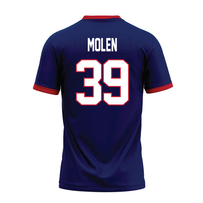 Arizona - NCAA Football : Broden Molen - Blue Premium Football Jersey-1