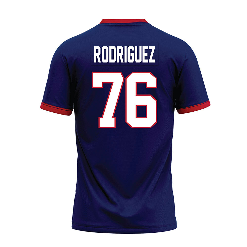 Arizona - NCAA Football : Jonah Rodriguez - Blue Premium Football Jersey