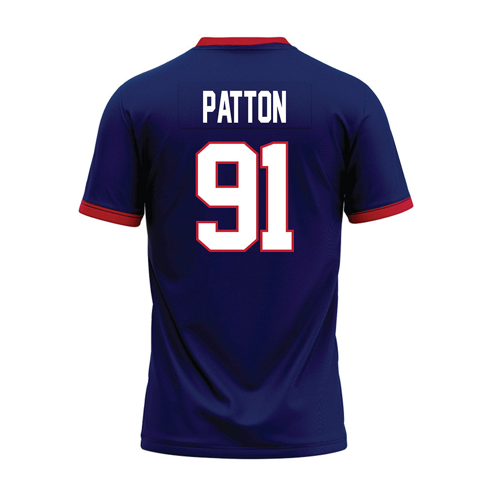 Arizona - NCAA Football : Porter Patton - Blue Premium Football Jersey-1