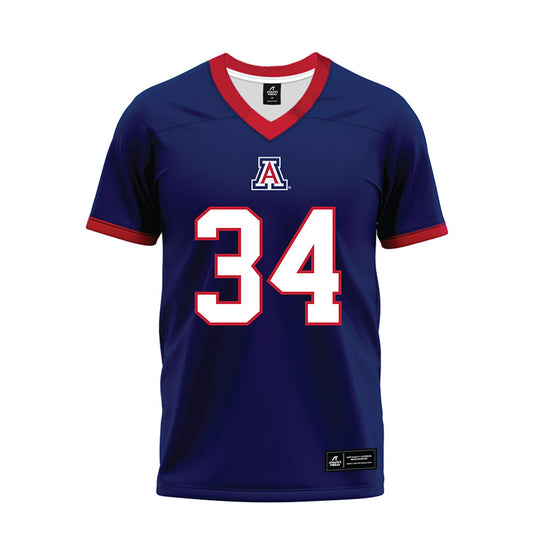 Arizona - NCAA Football : Ammon Kaufusi - Blue Premium Football Jersey-0