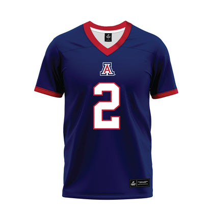Arizona - NCAA Football : Jeremiah Patterson - Blue Premium Football Jersey