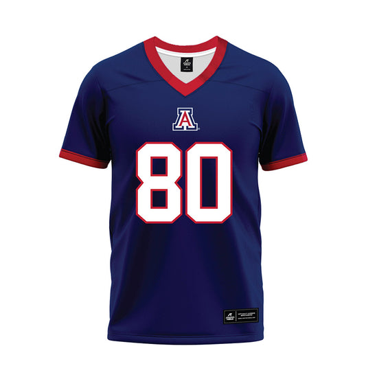 Arizona - NCAA Football : Cameron Barmore - Blue Premium Football Jersey-0