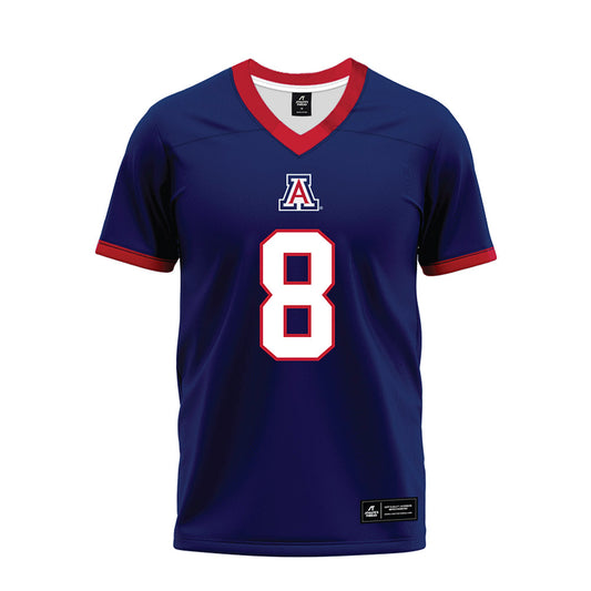 Arizona - NCAA Football : Braedyn Locke - Blue Premium Football Jersey-0