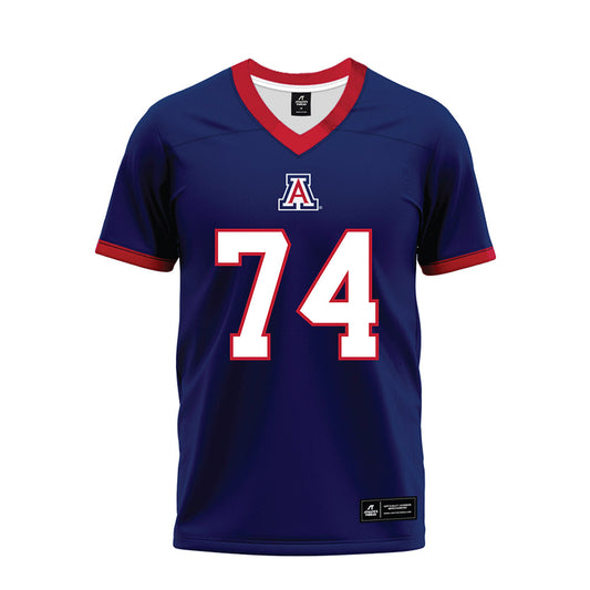 Arizona - NCAA Football : Siale Uluave - Blue Premium Football Jersey-0