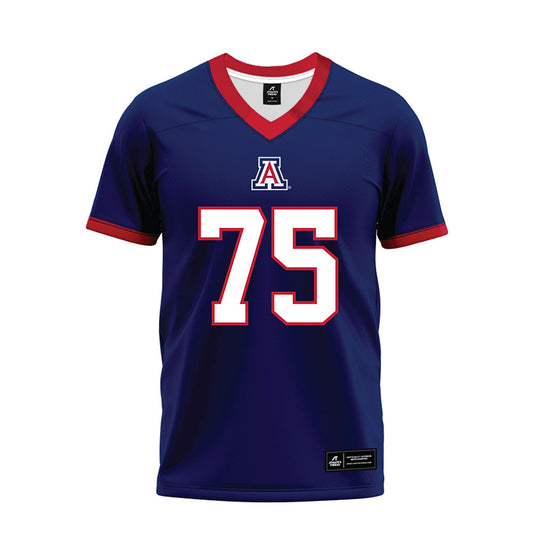 Arizona - NCAA Football : Ty Buchanan - Blue Premium Football Jersey-0