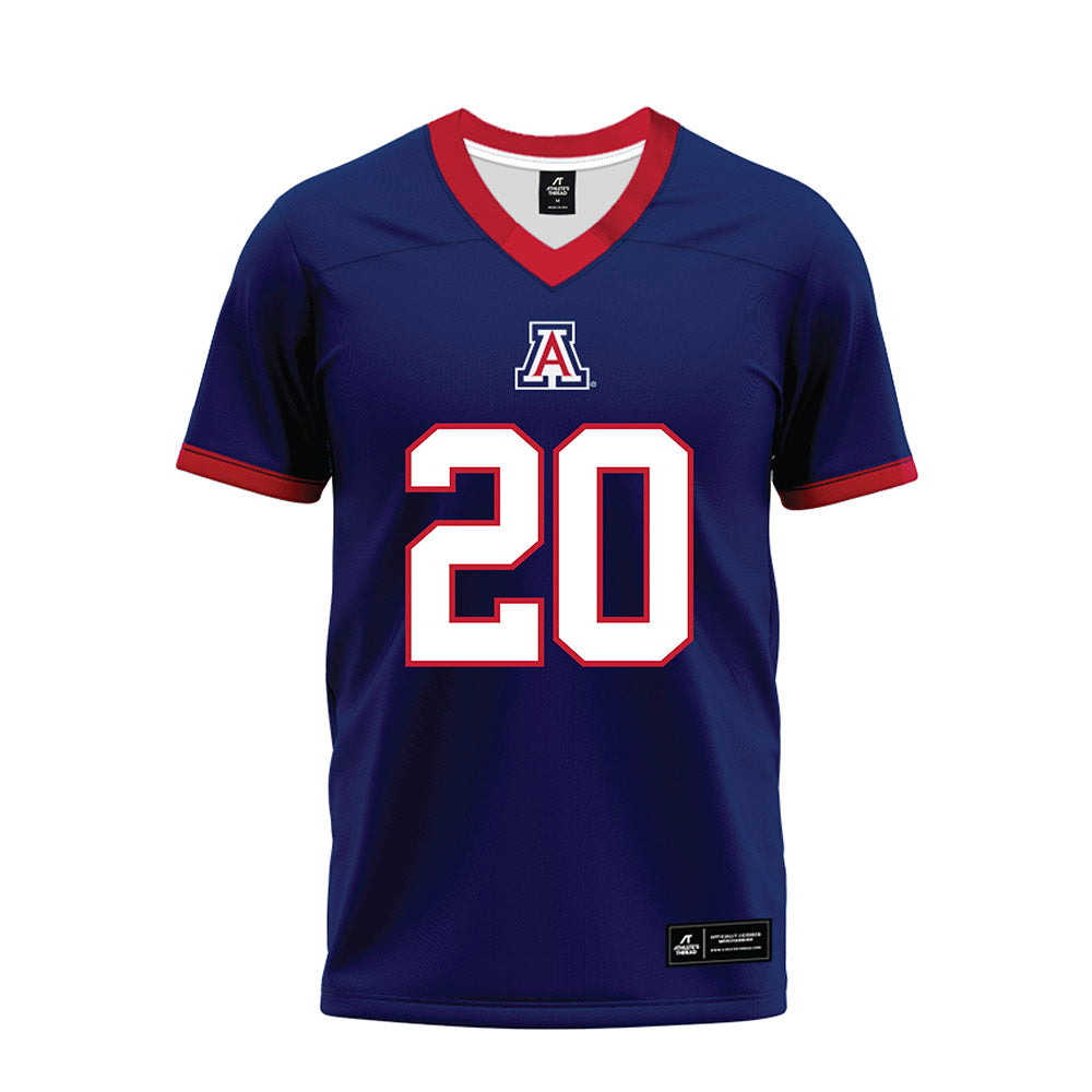 Arizona - NCAA Football : Dajon Hinton - Blue Premium Football Jersey-0