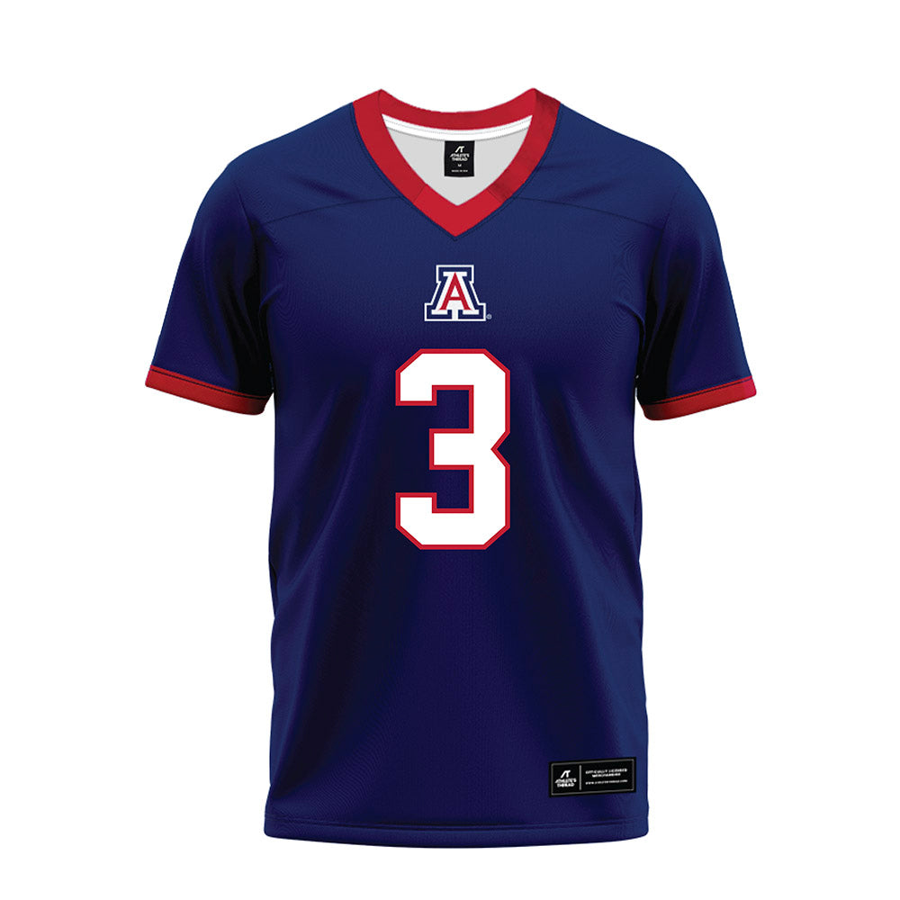 Arizona - NCAA Football : Kedrick Reescano - Blue Premium Football Jersey