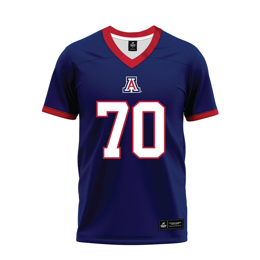 Arizona - NCAA Football : Zarius Wells - Blue Premium Football Jersey