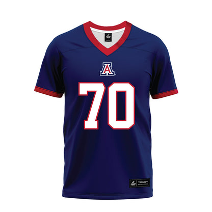 Arizona - NCAA Football : Zarius Wells - Blue Premium Football Jersey
