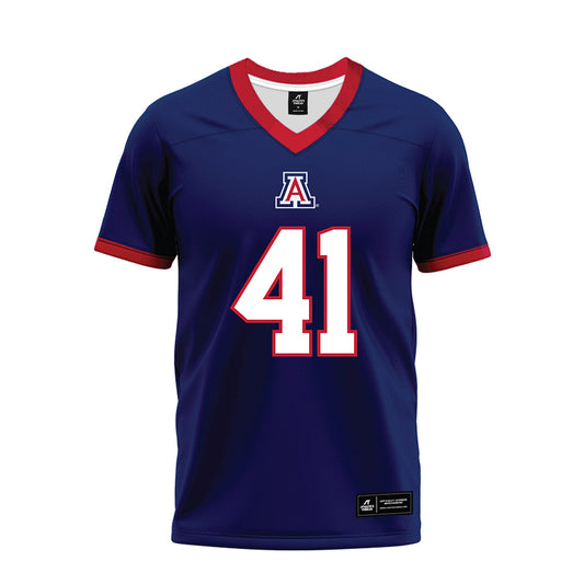 Arizona - NCAA Football : Julian Savaiinaea - Blue Premium Football Jersey-0