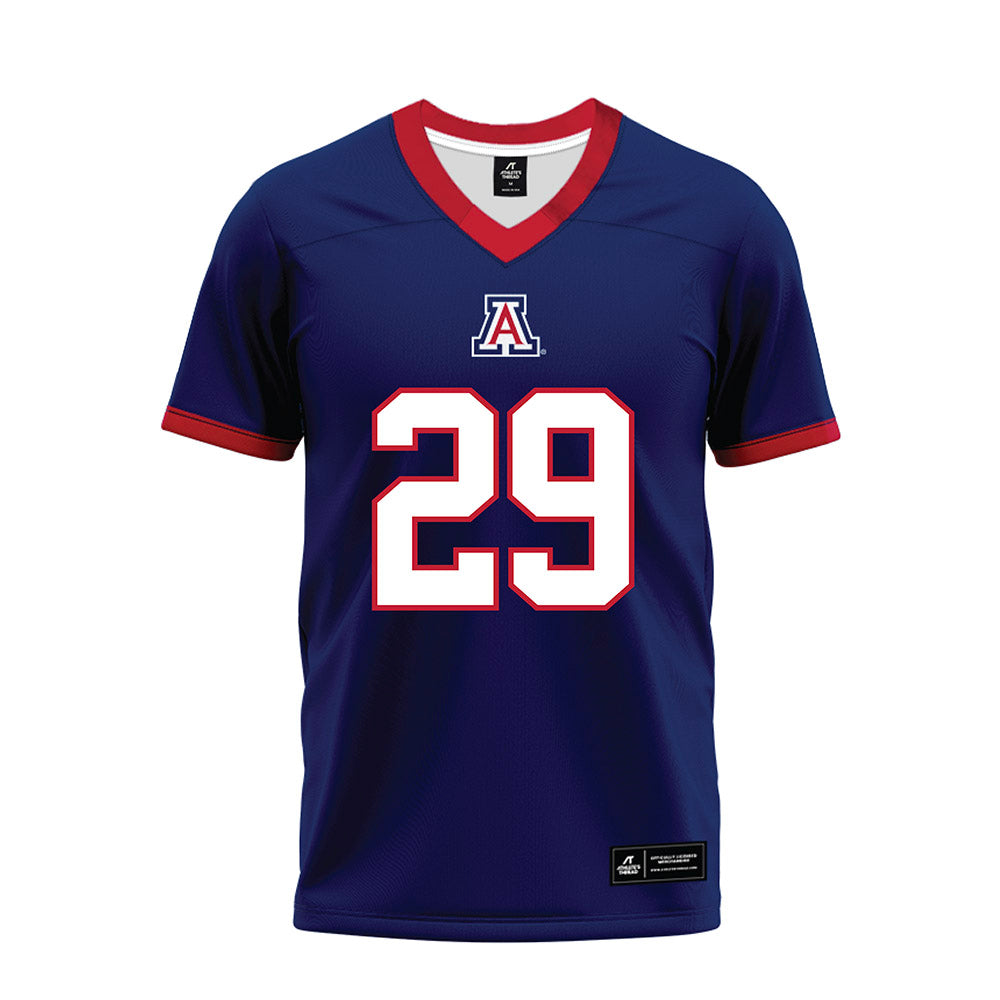 Arizona - NCAA Football : Devin Dunn - Blue Premium Football Jersey