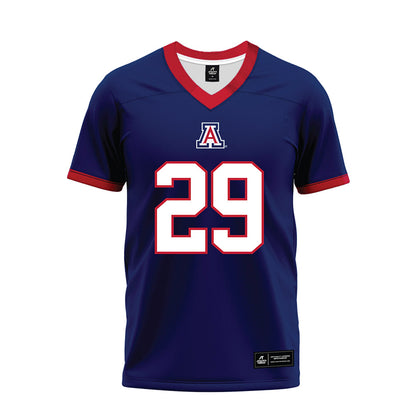 Arizona - NCAA Football : Devin Dunn - Blue Premium Football Jersey