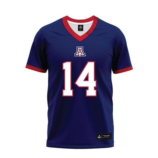 Arizona - NCAA Football : Stacy Bey - Blue Premium Football Jersey