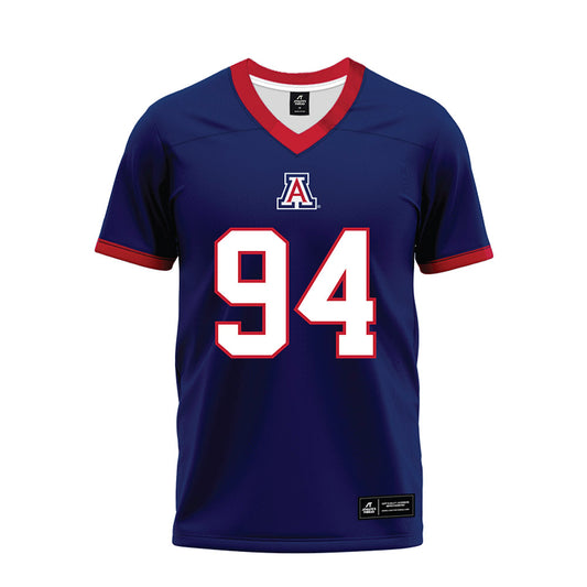 Arizona - NCAA Football : Eduwa Okundaye - Blue Premium Football Jersey-0